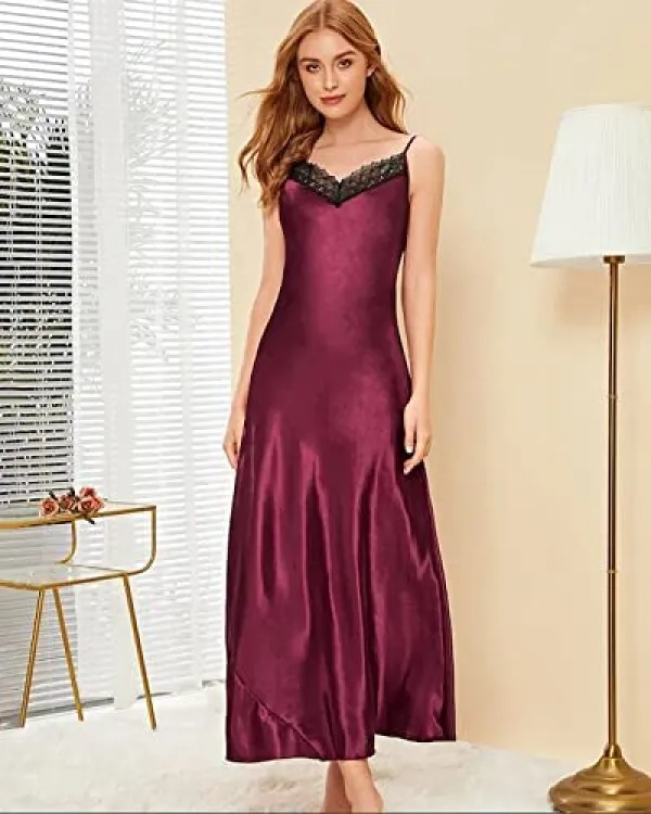 Women's Nightdress Lace...