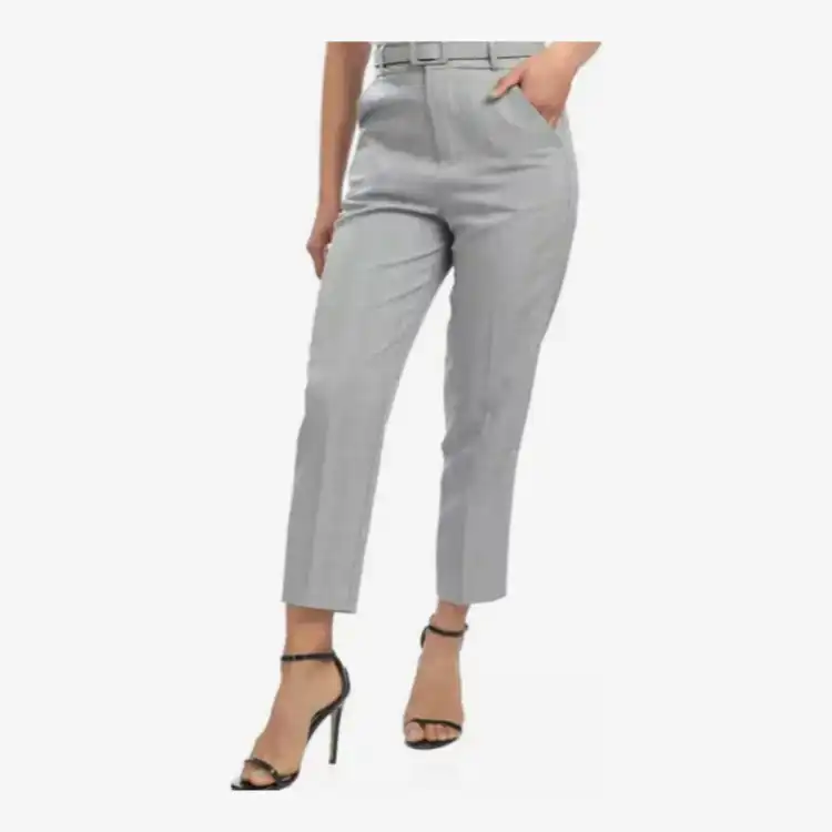 Grey Formal Pant With B...